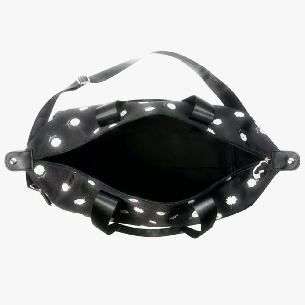 Alice + Olive Duffel Bag black with daisies + bucket hat - Picture 5 of 9
